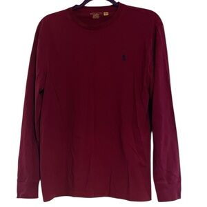 Polo Ralph Lauren Red Shirt‎ M Classic Fit Long Sleeve